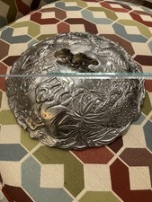 Arthur Court 1997 Safari Wildlife Aluminum Serving Bowl Lid Replacement 10”