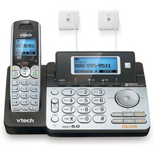 Vtech 2-Line Cordless Digital Answering System w/ Caller ID/Call Waiting DS6151