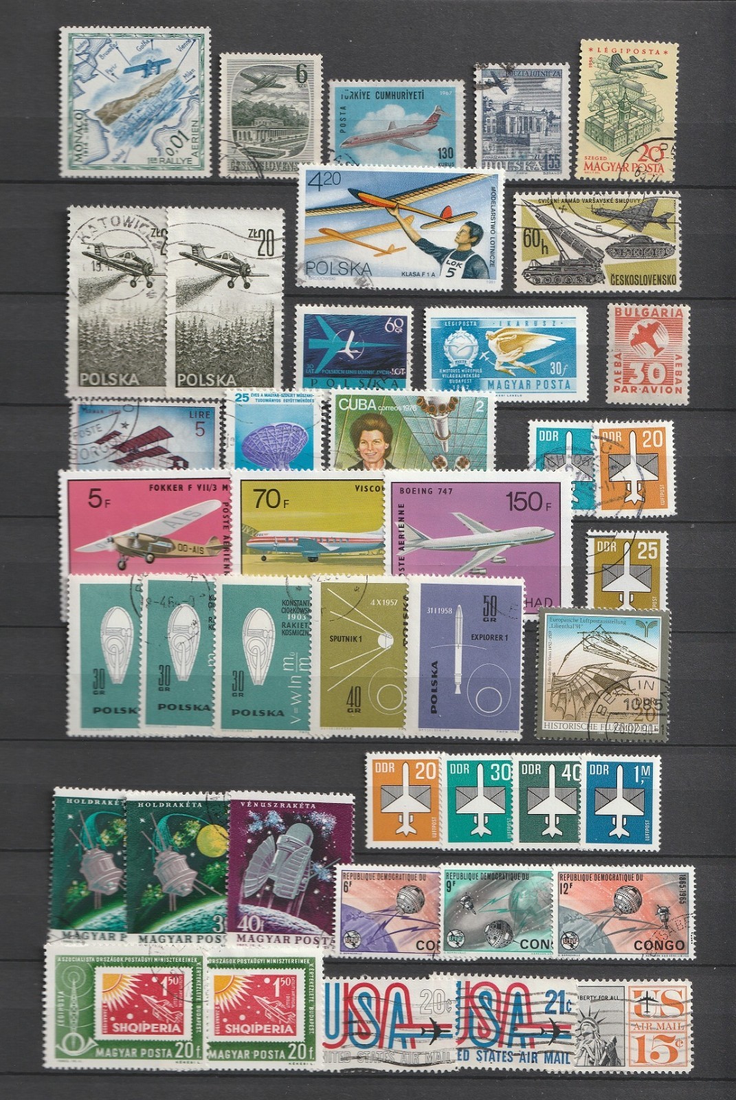 Listing: Lot of Sports and Aviation Motifs + Rich Addition