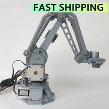 3D Printed 4-Axis Robot Arm Assembled Mechanical Arm no Control System