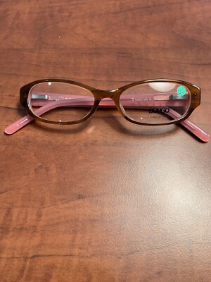 BONGO TAMIKO EYEGLASSES BRN/PNK 48-15-135 NEW GIRLS FRAME  display picture 1