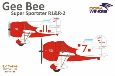 Dora Wings 14402 Gee Bee Super Sportster R1&R-2 (2 in 1), Airplane 1/144 scale