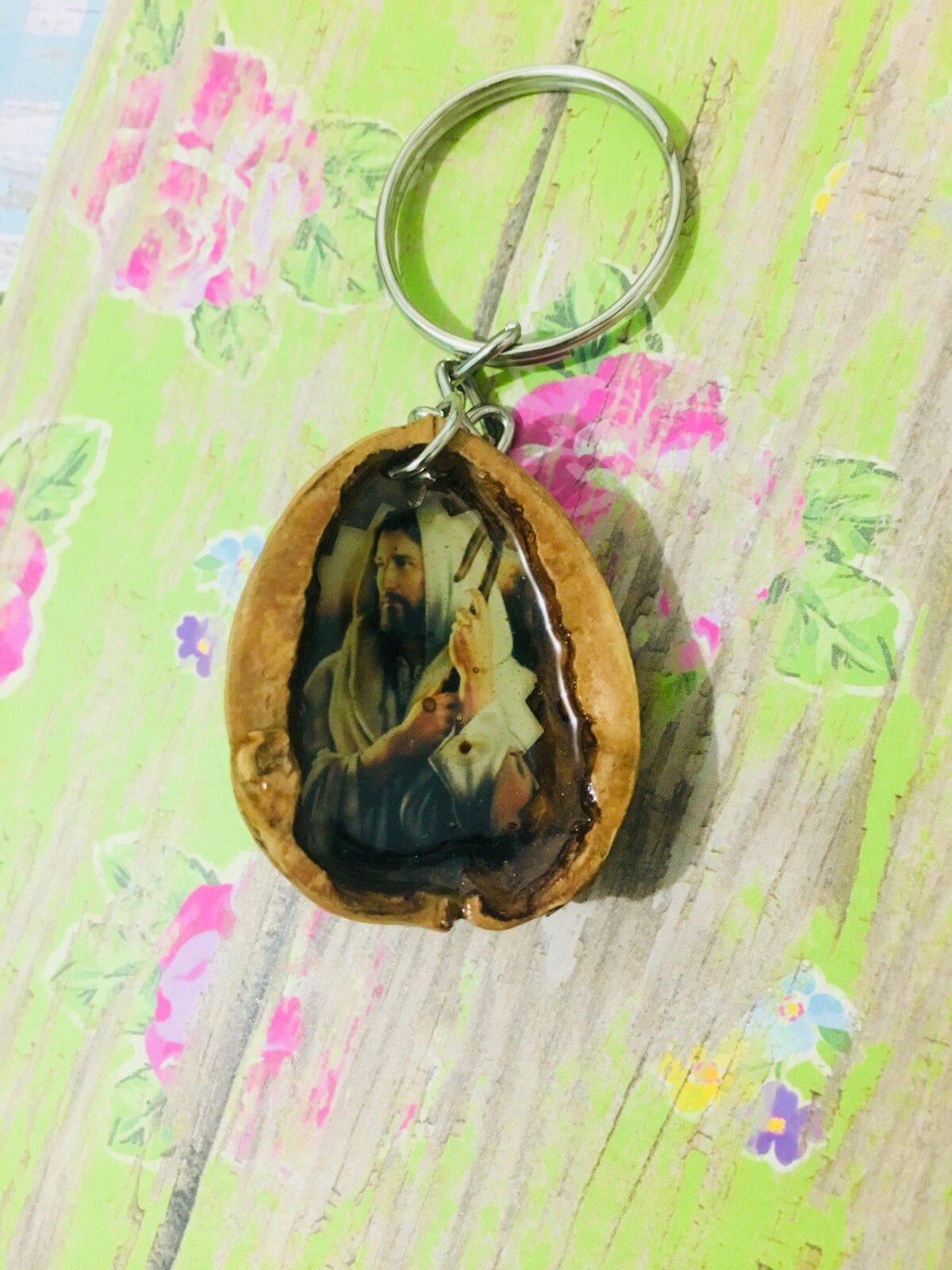 Jesus Christ nut keychain religious eBay