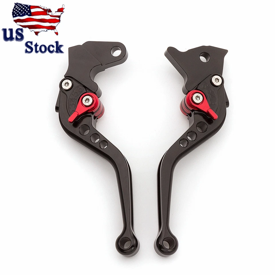 Palancas de embrague de freno cortas CNC para Honda CBR500R/CB500F/X 2013-2019 2020 2021 EE. UU. Foto 3 de 4