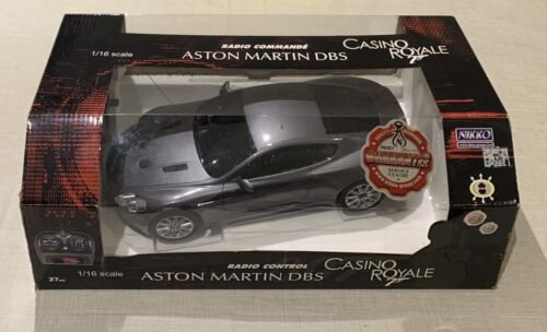 Télécommande voiture Nikko 1:16 James Bond 007 Aston Martin DBS Casino Royale R/C - Photo 1/8
