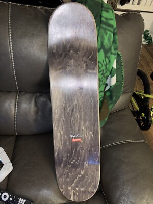 Supreme Illegal Business Controls America Black Skateboard Deck
