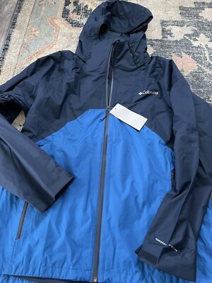 New Columbia Men Omni Tech Rain Scape Jacket, Waterproof