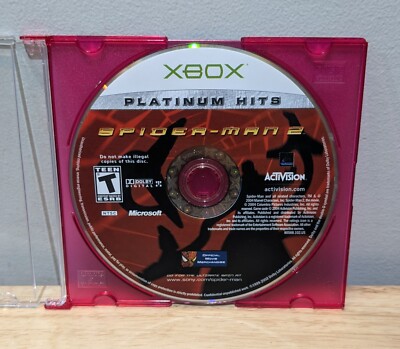 Spider-Man 2 (Microsoft Xbox, 2004) Disc Only Tested & Working
