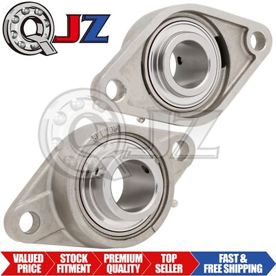 #ad #ad 2 Pack SSUCFL208 24 2 Bolt Flange Mounted Ball Bearing 1.50quot; SUC208 24SFL208 $76.39
