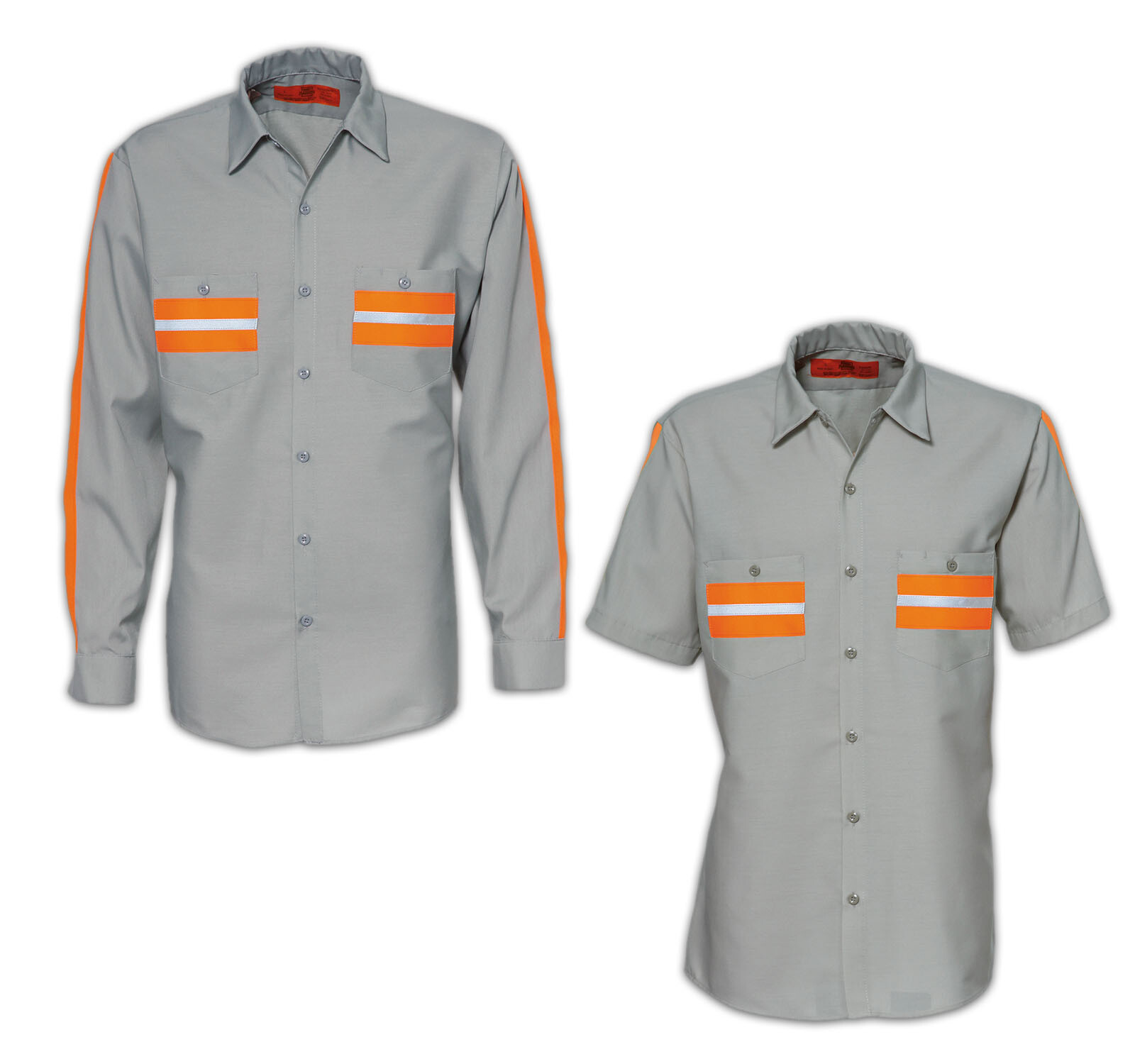 Reed Work Shirts Enhanced Visibility Reflective Hi Vis Men's Industrial