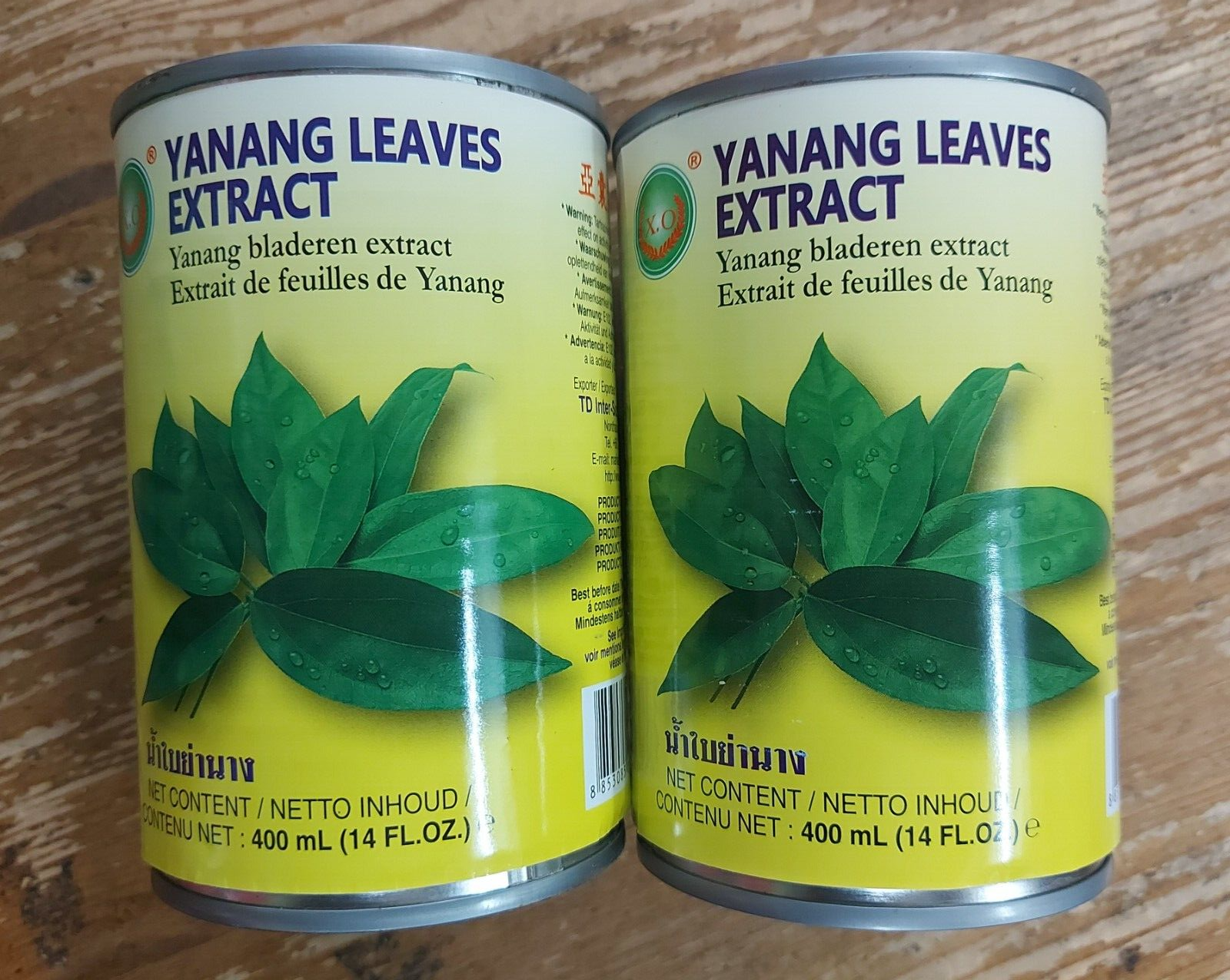 Thai Yanang leaves extract 400ml X 2 cans XO - ROYAL MAIL