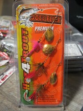 Joe's Flies Premium Trout Hot4Trout 3 Pack GRP 20 Selection Spinner Baits Size 8