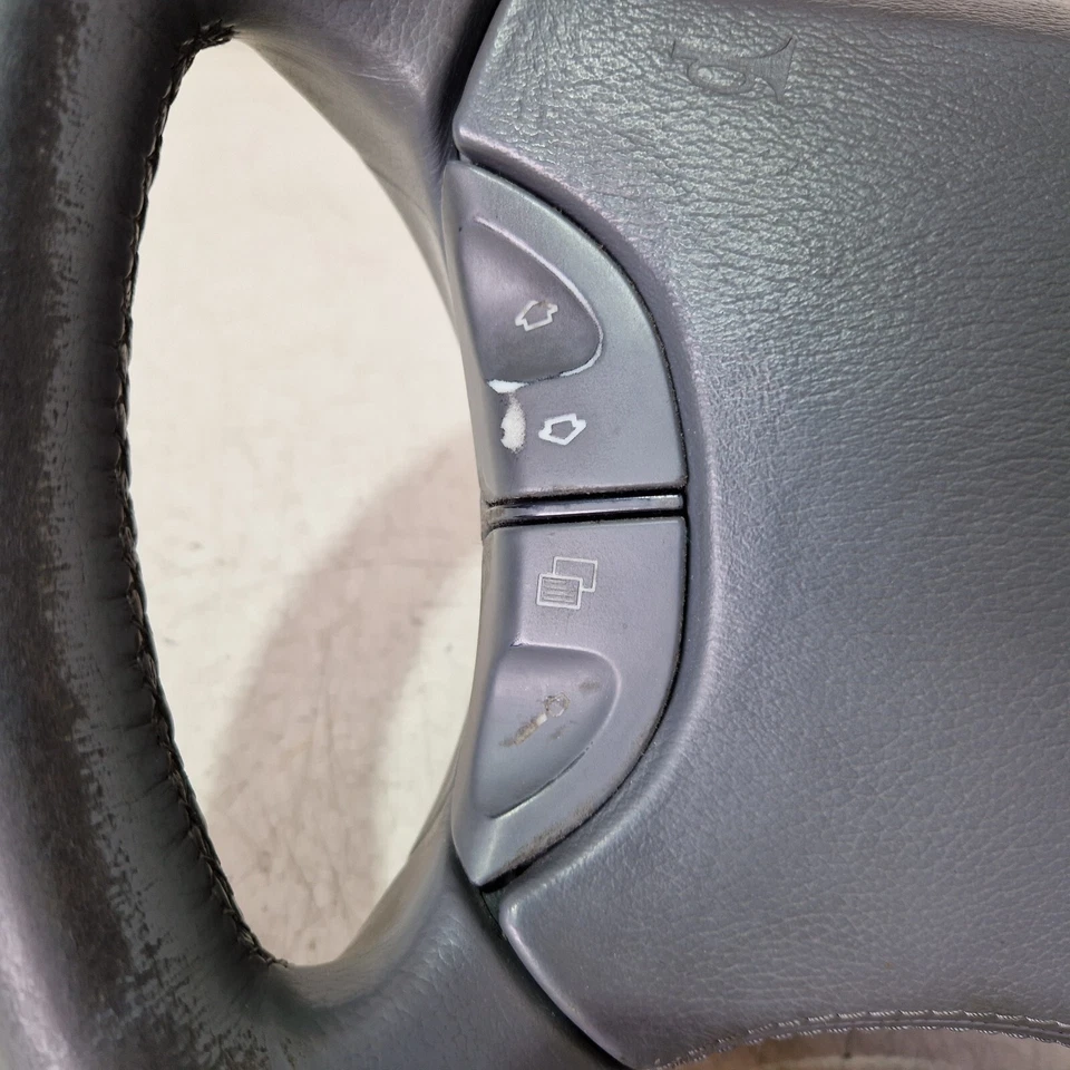 S17 * Original Mercedes W215 W220 Leder Lenkrad Holzausführung HOLZ KASTANIE - Bild 3 von 4