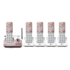 NEW AT&T 5 Handset Cordless Phone w Bluetooth Connect to Cell Smart Call Block