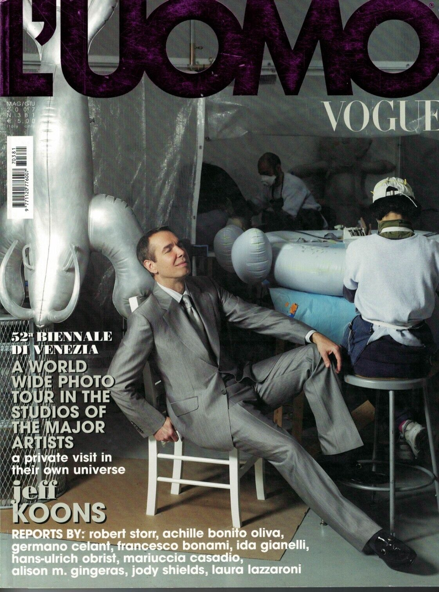 L'UOMO VOGUE Magazine May June 2007 JEFF KOONS May 32