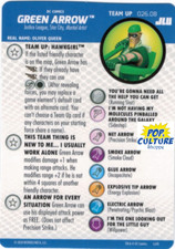 HEROCLIX JLU Team Up Card 026.08 GREEN ARROW Hawkgirl