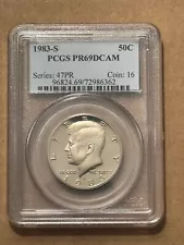 1983-s Kennedy Half Dollar PCGS Proof PR69DCAM GEM