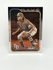 TRISTAN GRAY 2024 TOPPS CHROME SEPIA REFRACTOR PARALLEL ROOKIE CARD #8 Rays