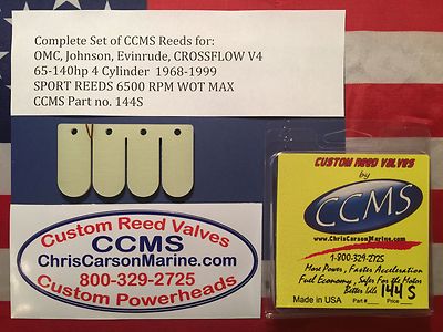 CCMS OMC Johnson Evinrude Sport Outboard Reed 65-140 hp V4 C/F 1968 ...