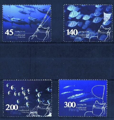 Tokelau 2015 - Traditional Fishing - Set of 4 - MNH