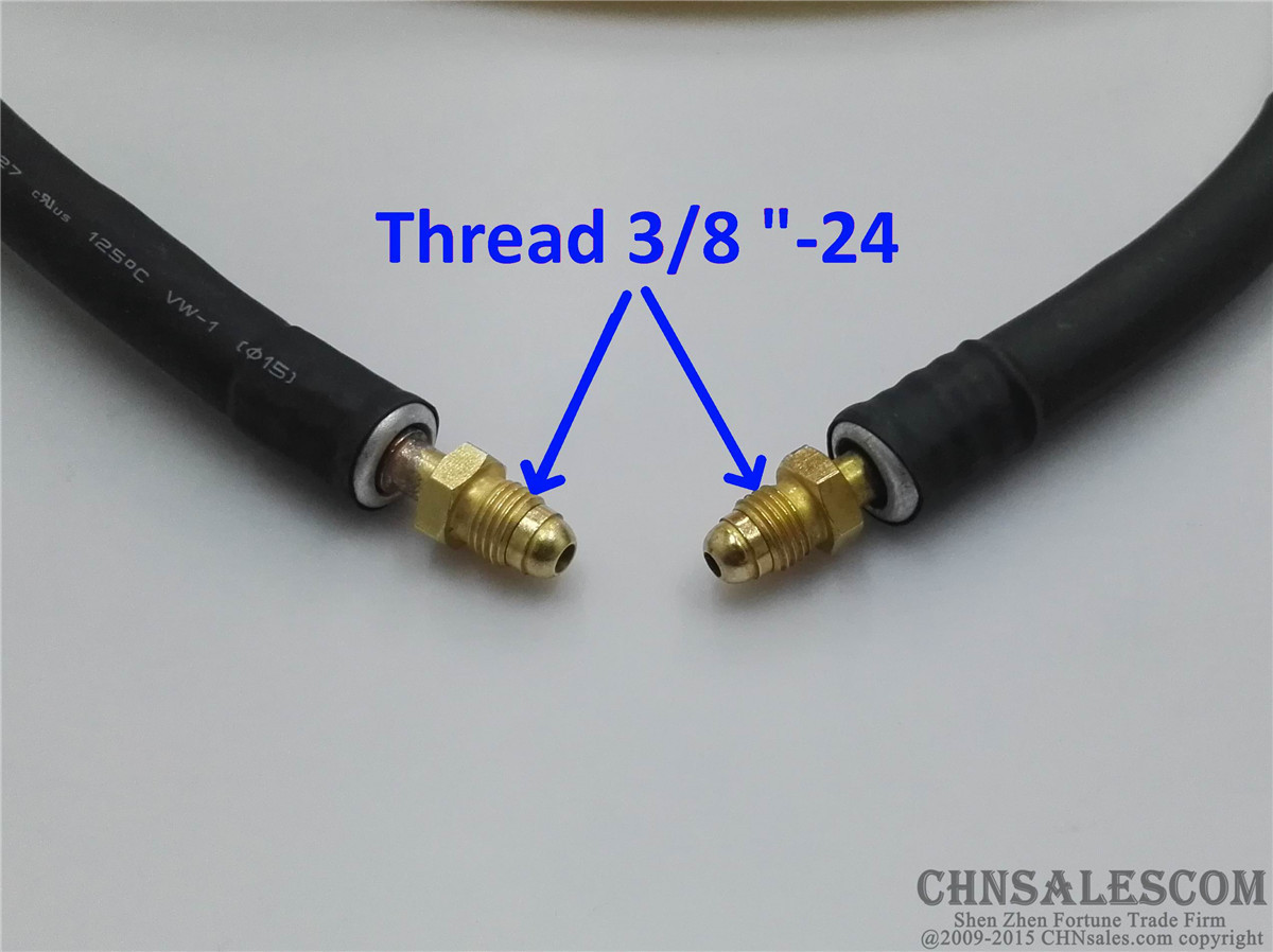 WP9FV Tig Welding Torch Silica Gel Hose 8 Metre Super Soft and