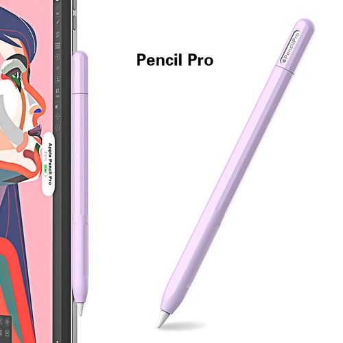Pencil Case Apple Pencil Pro Color Matching Soft Silicone Ultra Thin Protective - Afbeelding 33 van 36