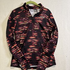 Fila Sport Women's Multi-Colored L/S 1/4 Zip Running Sweatshirt Jacket, Size S