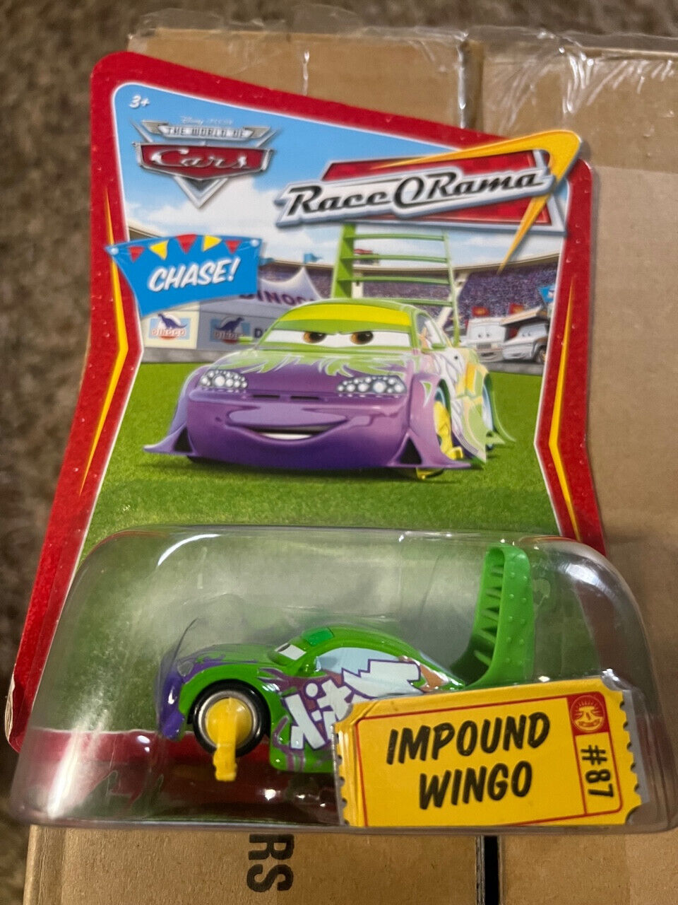 Disney Pixar Cars Race o Rama Opened Impound DJ - All Sports Custom Framing