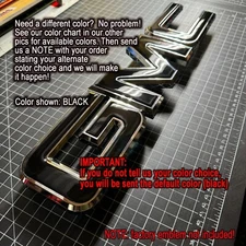 Fits 2007-2014&2021-2024 GMC Yukon *ONLY* (DOMED) pre-cut emblem (SOLID colors!)