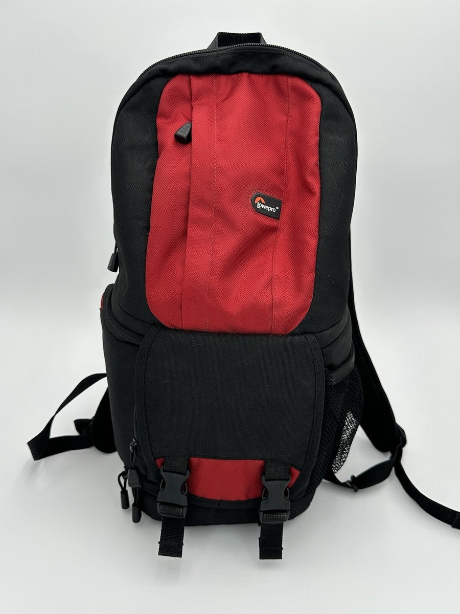 Lowepro Fastpack 100 Padded Camera Backpack Bag Red Black
