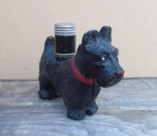 VINTAGE 3" SCOTTY DOG CIGARETTE LIGHTER WORKS MISSING FLINT SCREW JAPAN SM CHIP