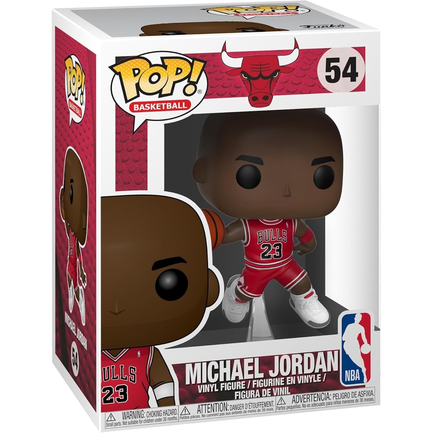 Funko Pop Basketball 54 NBA Chicago Bulls 36890 Michael Jordan - Immagine 3