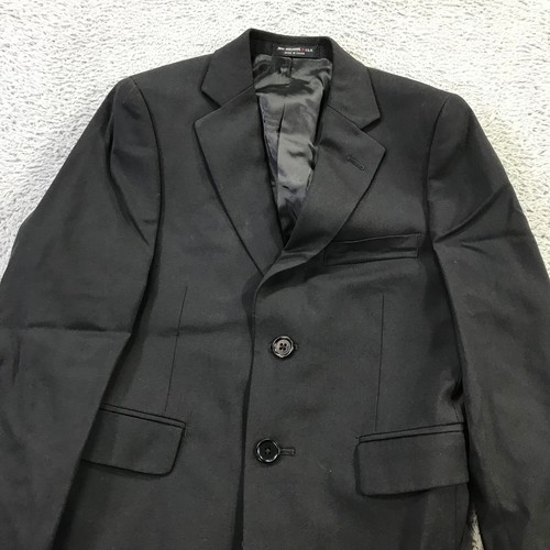 John Varvatos Blazer Boys 8 R Wool Black Sport Coat Jacket Casual Youth Kids - Picture 3 of 10