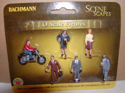 Bachmann Scene Scape 33151 City People Figure Pack MIB O-27 New 6 Figures Sealed