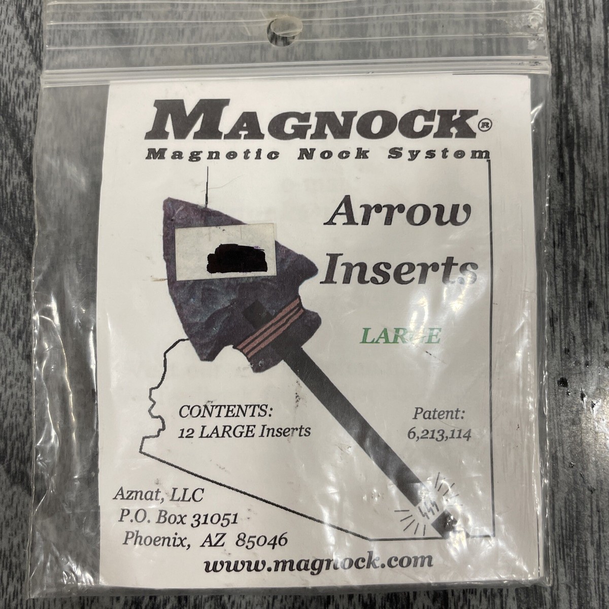 Magnock Magnetic Nock System Arrow Inserts Large 12 Pack | eBay