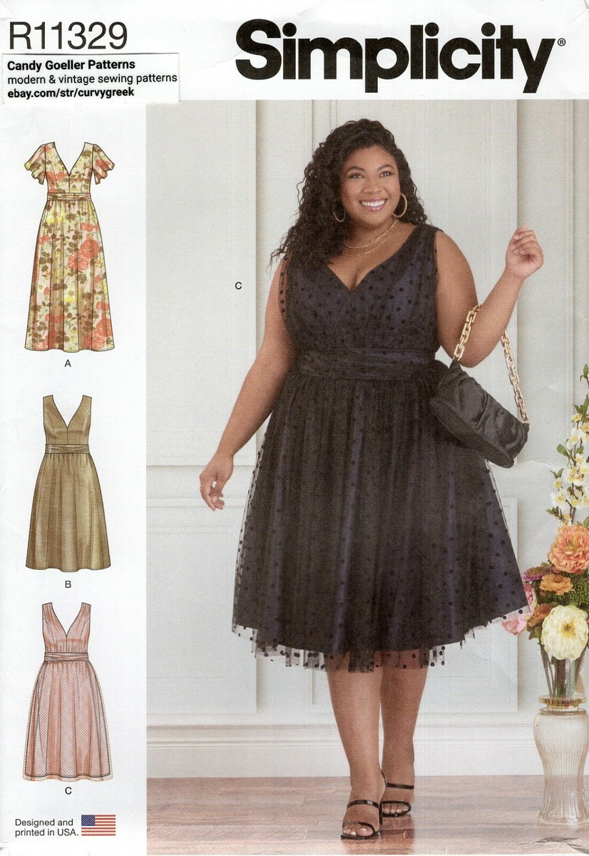 yellow floral dresses [Plus Size] Yellow 1950s V-Neck Belted Floral Dress