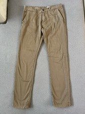 Industrie Men  s Slim Fit Cortes Tan Chino Pants Size 32 - GREAT CONDITION 