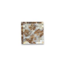 B0059CP Marble Mosaic Border Decorative Tile Clover Onyx 4.7x4.7 Polished