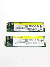 *Lot of 2* ADATA 256GB SATA M.2 SSD SATA3 6.0Gb/s ASU650NS38-256GT-C