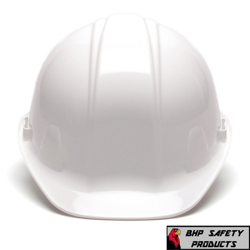 Weißer Schutzhut im Cap-Stil mit Hi-Vis Limette Weste Konstruktion - Bild 4 von 8
