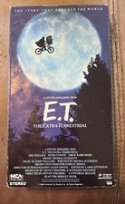 E.T. The Extra Terrestrial VHS, 1982 Rare Green Black Tape