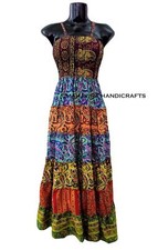 Vintage Seta Abito Vita Alta C…