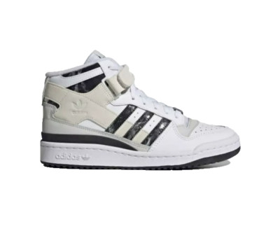 Adidas Forum Mid Womens Cloud White Black Athletic Shoes (choose size) New
