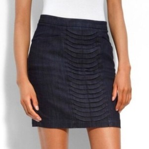 Anthropologie Leifsdottir Denim Pleated Skirt 2~
