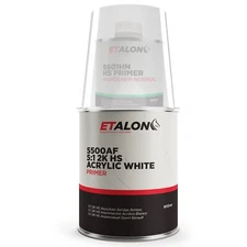 ETALON Acrylic White Primer/Hardener 1 Quart Kit With Mixing Cup FREE SHIPPING!