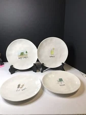 Vintage Rae Dunn Artisan Collection Picnic Time Set Of 4 by Magenta