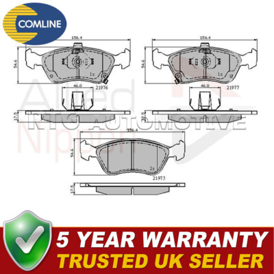 Allied Nippon Front Brake Pads Set Fits Toyota Avensis 1.6 1.8 2.0 D TD #1