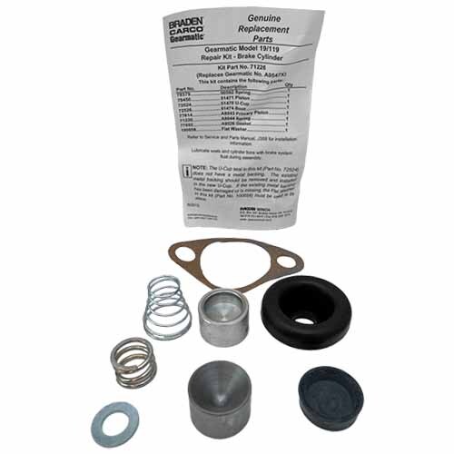 Complete Winch Brake Cylinder Kit, Gearmatic Cross-reference  