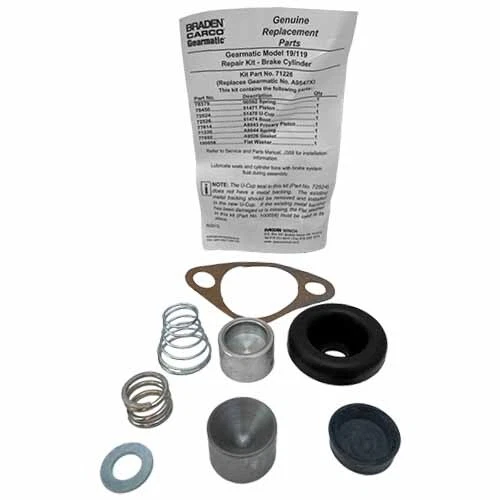 Complete Winch Brake Cylinder Kit, Gearmatic Cross-reference 