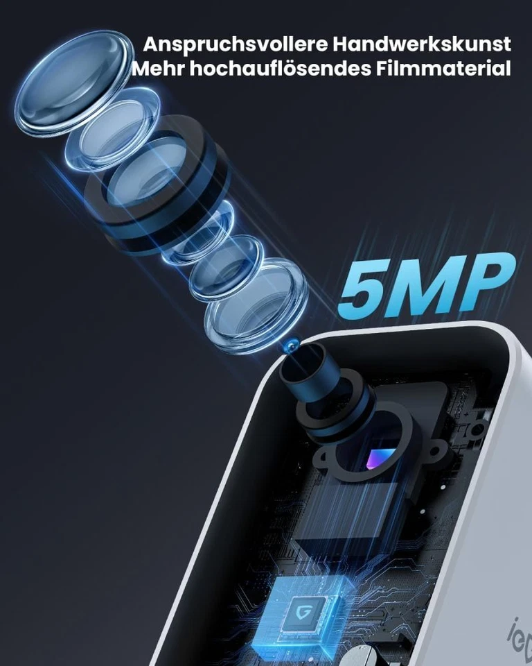 Telecamera di sicurezza 5MP ieGeek esterna batteria PIR riconoscimento persone H.265 visione notturna - Immagine 2 di 4